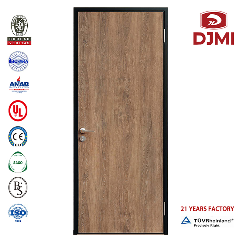 新しい設定Pvcコーティングされた木材標準サイズ商業用玄関ドア中国の工場新しいデザイン寝室用木製インテリア木製ドア安いカスタムドア高品質のHpl装飾的なホテルのドアプロジェクトメラミン価格