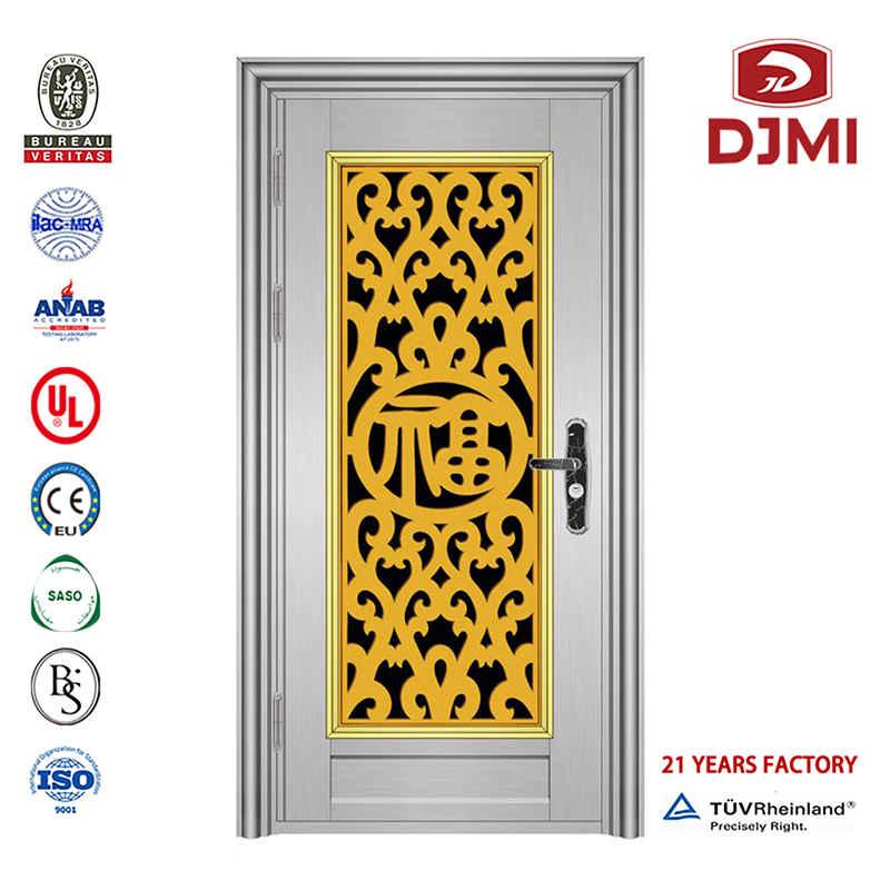 中国の工場高品質のダブルデザインスタイルのステンレス鋼のドアフレーム高品質の防火ダブルデザインのステンレス鋼のドアのセキュリティ安全の安い豪華なデザインフロントエントリーフレームステンレス鋼のドアの価格