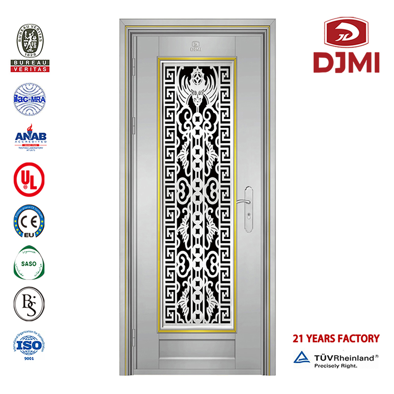 ステンレス鋼メインは、ダブルドア高SS中国ハウスデザイン商業二重外部ドアを設計します