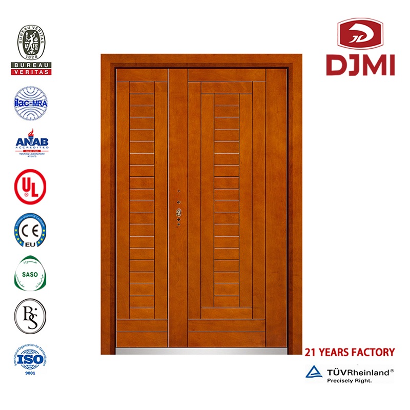 新しい設定装甲ドアHDFのベッドルームのドアドアの設計中国の工場のセキュリティの木木製のドアのドア